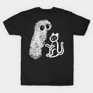 Ghost treats cat T-Shirt